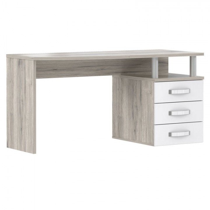 Стіл письмовий RONDINO RDIB211 Forte дуб пісочний / білий глянець